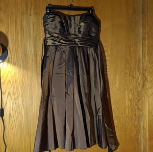 B2 Shimmery Bronze formal dress